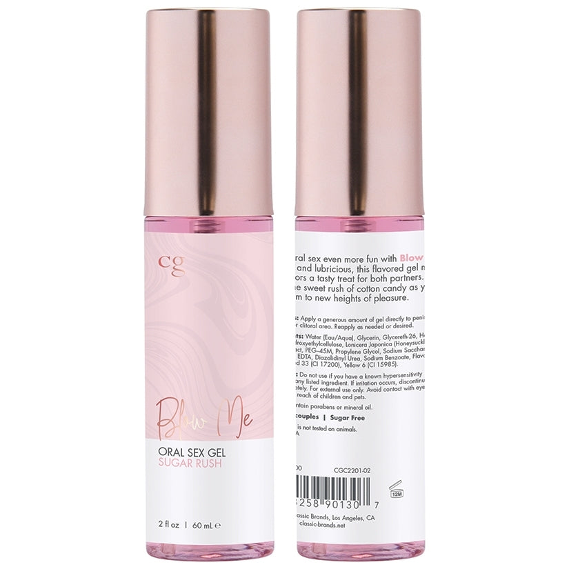 CG Blow Me Oral Sex Gel-Sugar Rush 2oz - Image 4