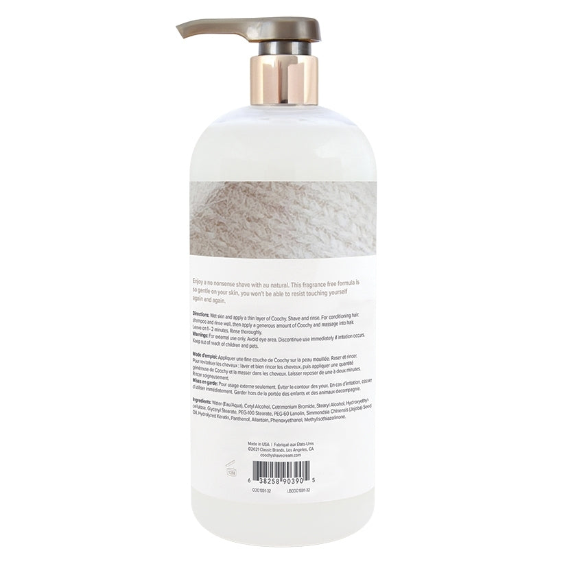 Coochy Shave Cream-Au Natural 32oz - Image 2