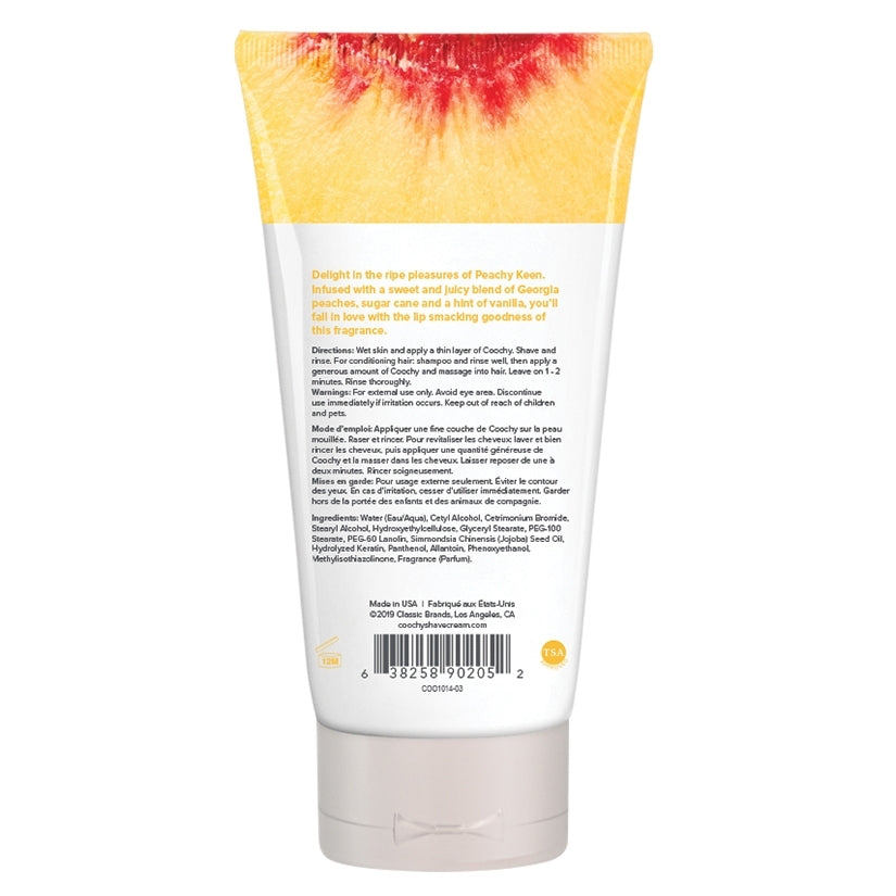 Coochy Shave Cream-Peachy Keen 3.4oz - Image 2
