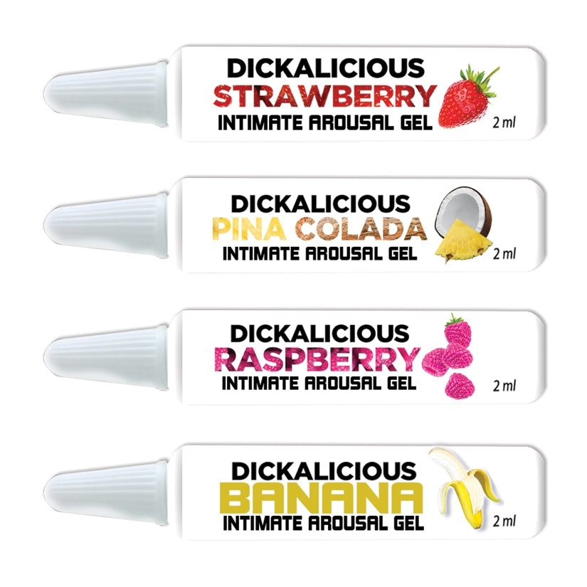 Dickalicious Gel-Assorted Hanging Display of 144 2ML Tubes - Image 2