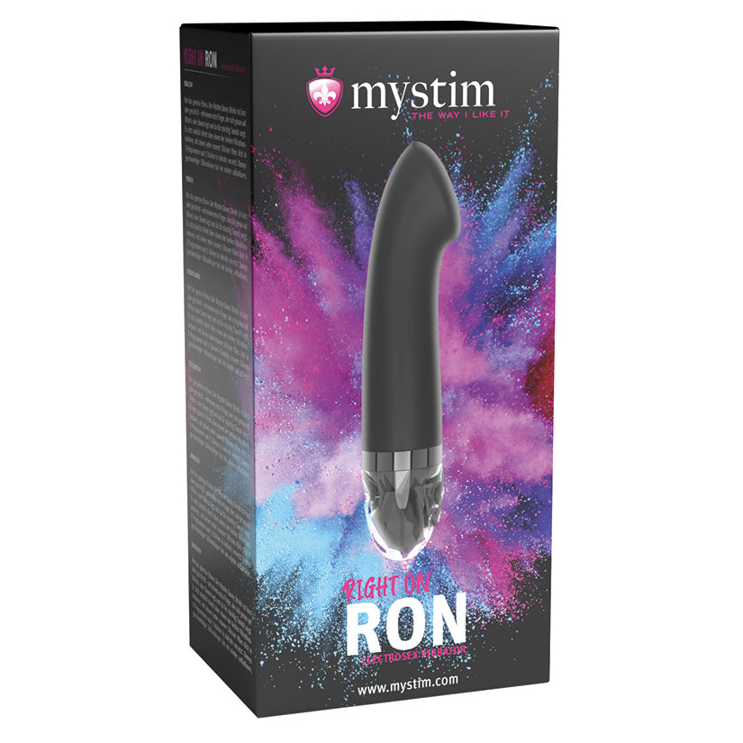 Mystim Right on Ron Estim Vibrator – Black