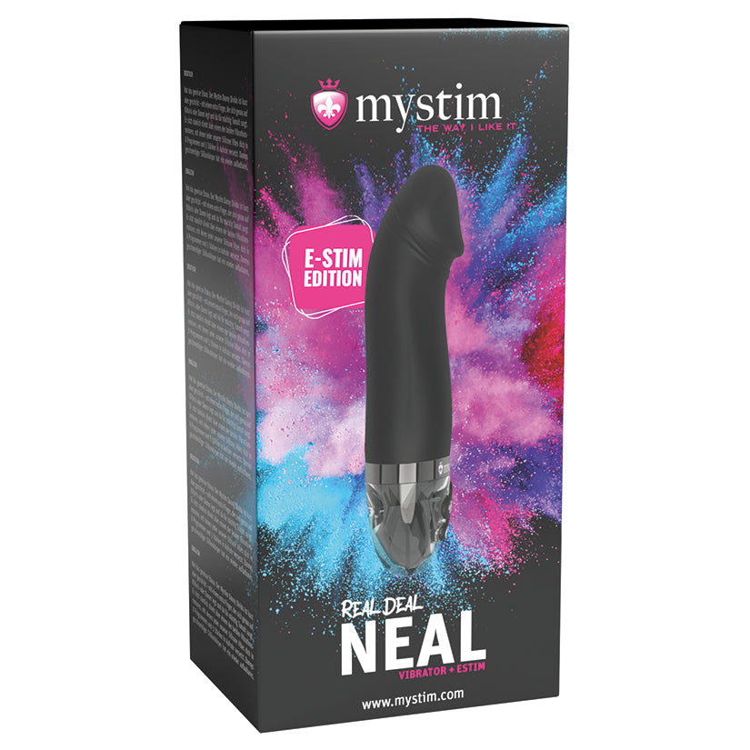 Mystim Real Deal Neal Estim Vibrator – Black