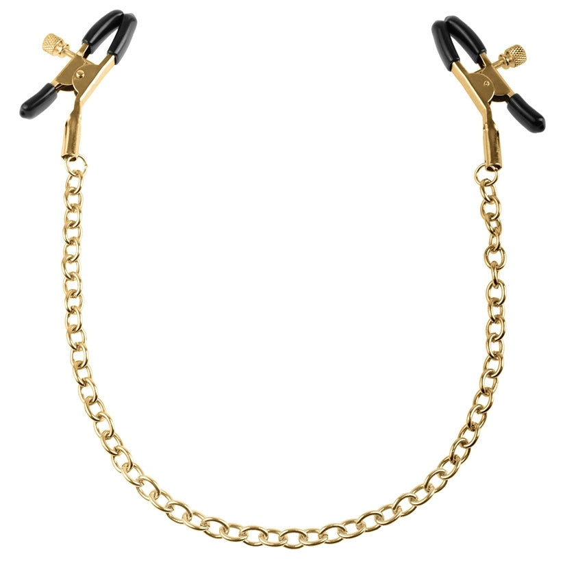 Fetish Fantasy Gold Chain Nipple Clamps - Image 2
