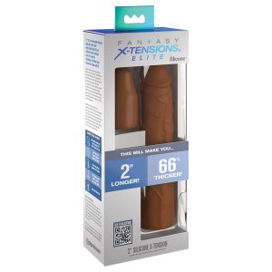 Fantasy X-Tensions Elite 8" Sleeve with 2" Plug-Tan
