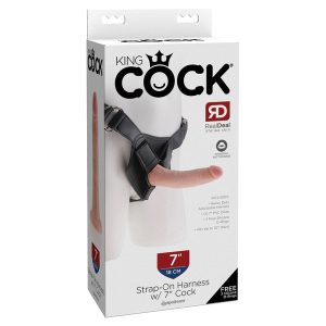 King Cock Strap-on Harness With Cock Light