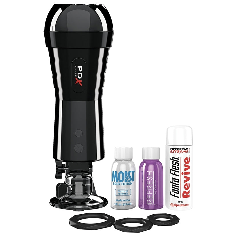 PDX Elite Cock Compressor Vibrating Stroker - Image 4