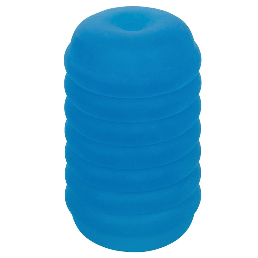 Pop Sock Ribbed-Blue - Image 2