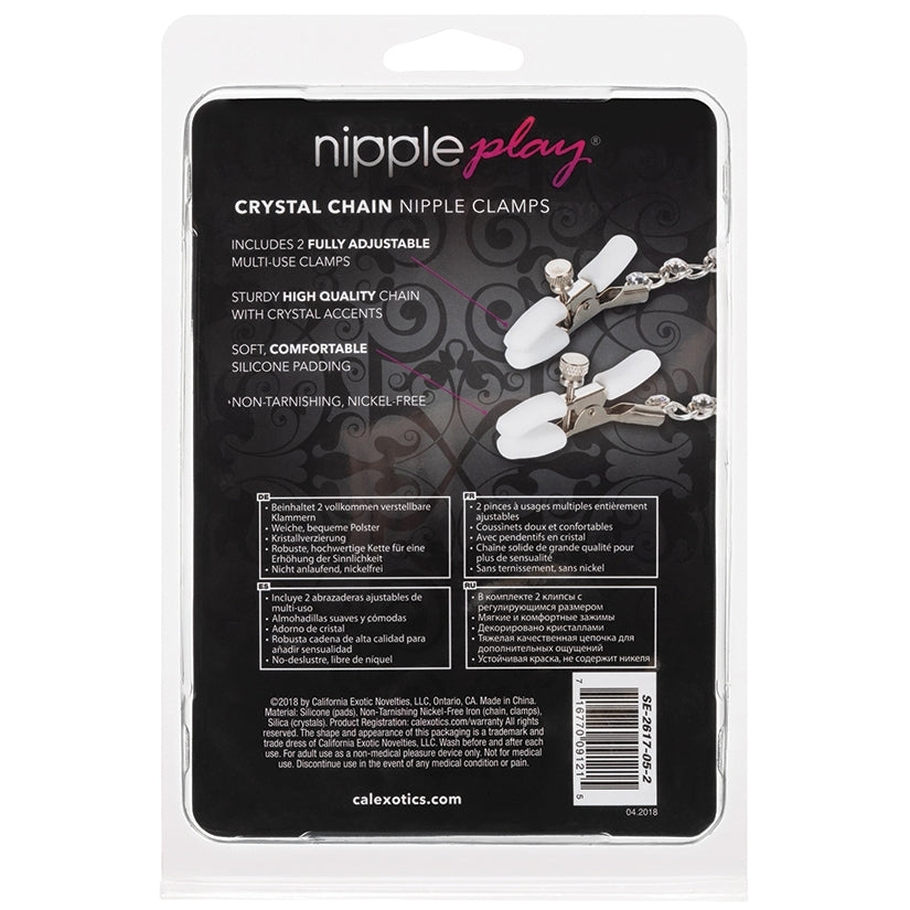 Nipple Play Crystal Chain Nipple Clamps - Image 3