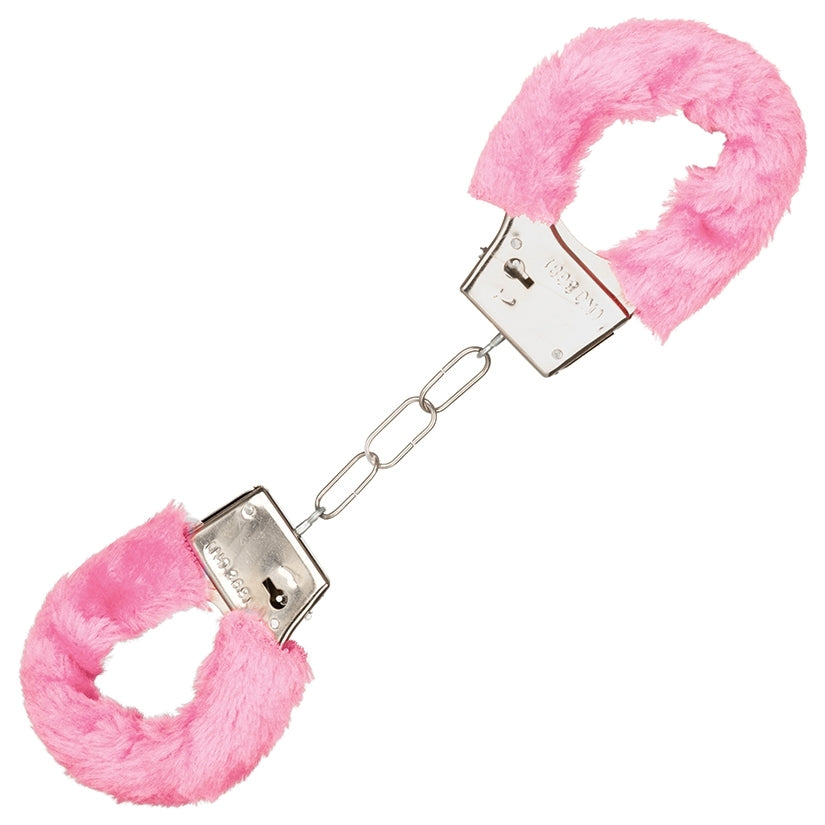 Playful Furry Cuffs – Pink - Image 2