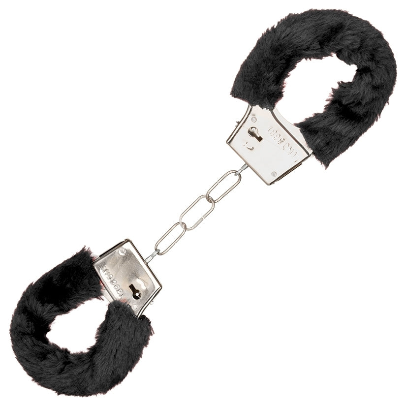 Playful Furry Cuffs – Black - Image 2