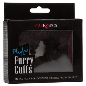 Playful Furry Cuffs – Black