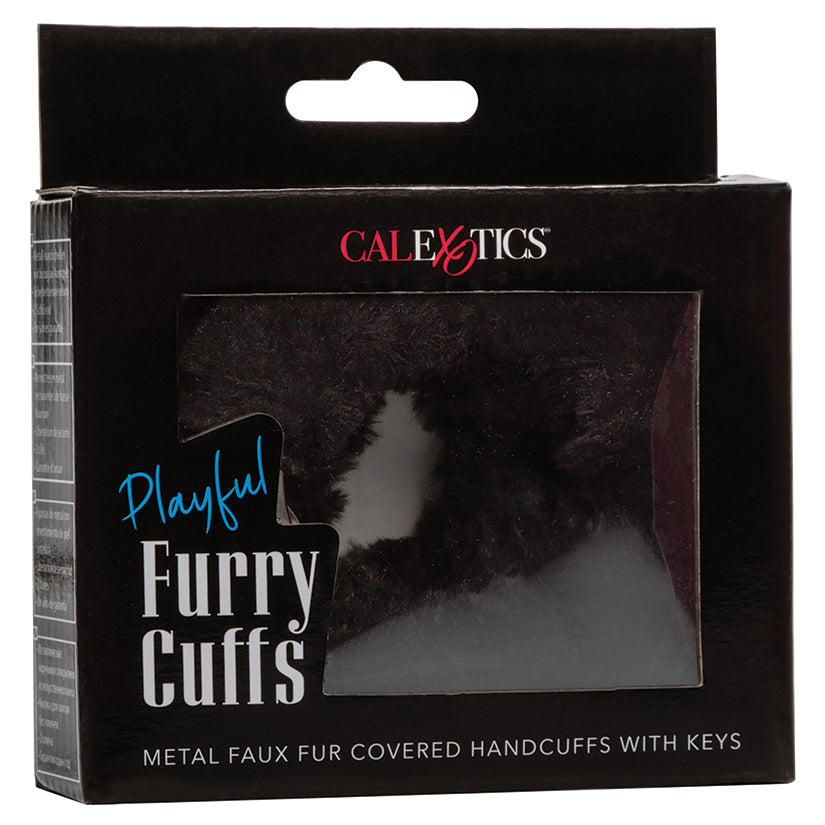 Playful Furry Cuffs – Black
