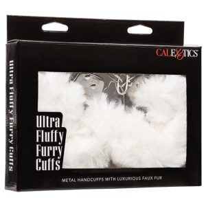 Ultra Fluffy Furry Cuffs – White