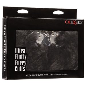 Ultra Fluffy Furry Cuffs – Black