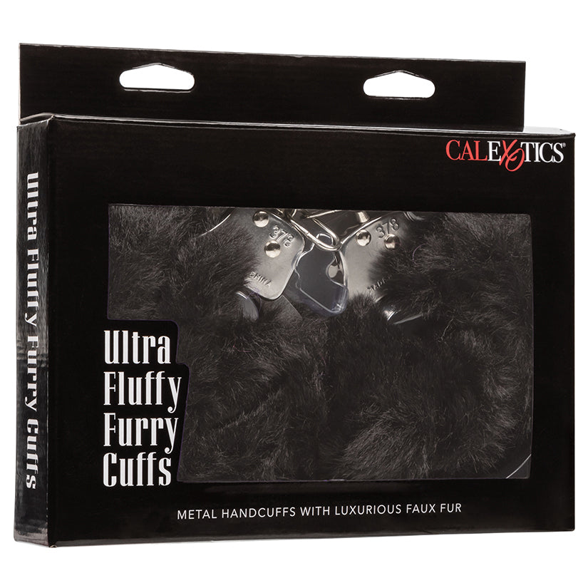 Ultra Fluffy Furry Cuffs – Black