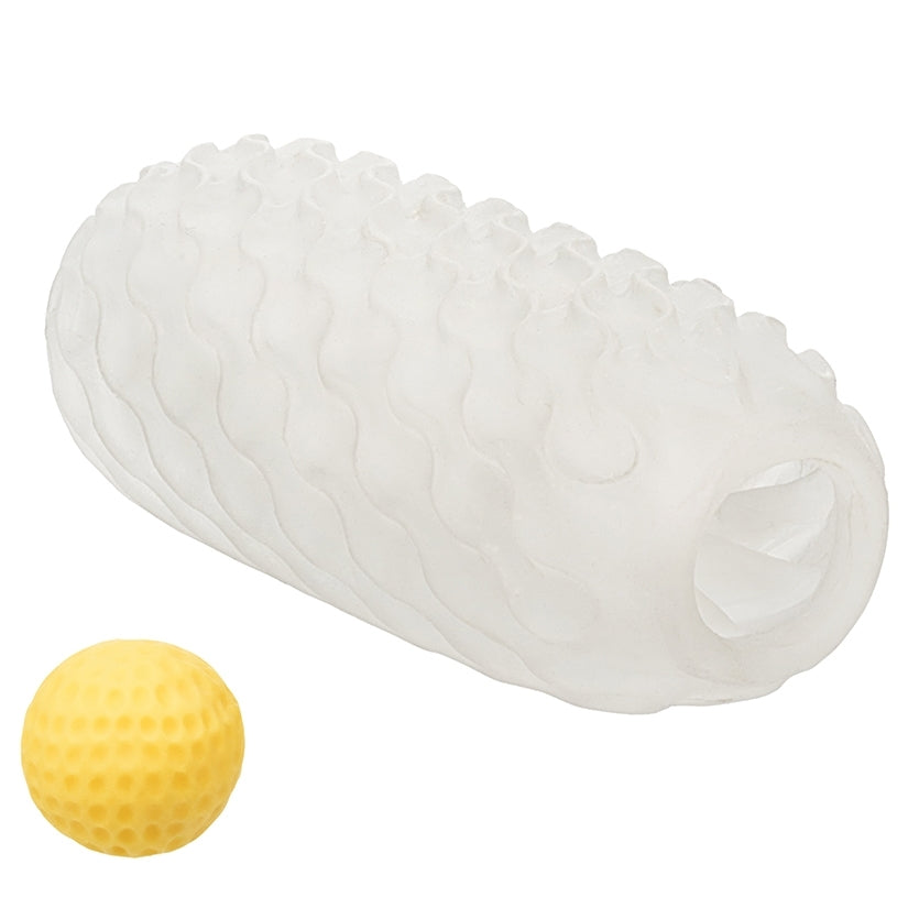 Boundless Reversible Squishy Ball Stroker-Yellow - Image 2