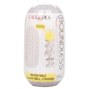 Boundless Reversible Squishy Ball Stroker-Yellow