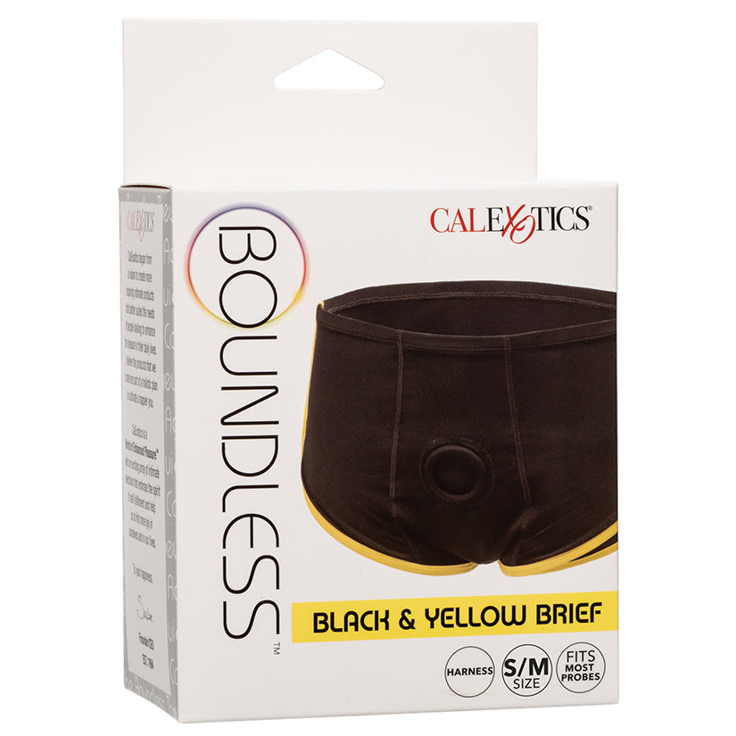 Boundless Brief Black and Yellow