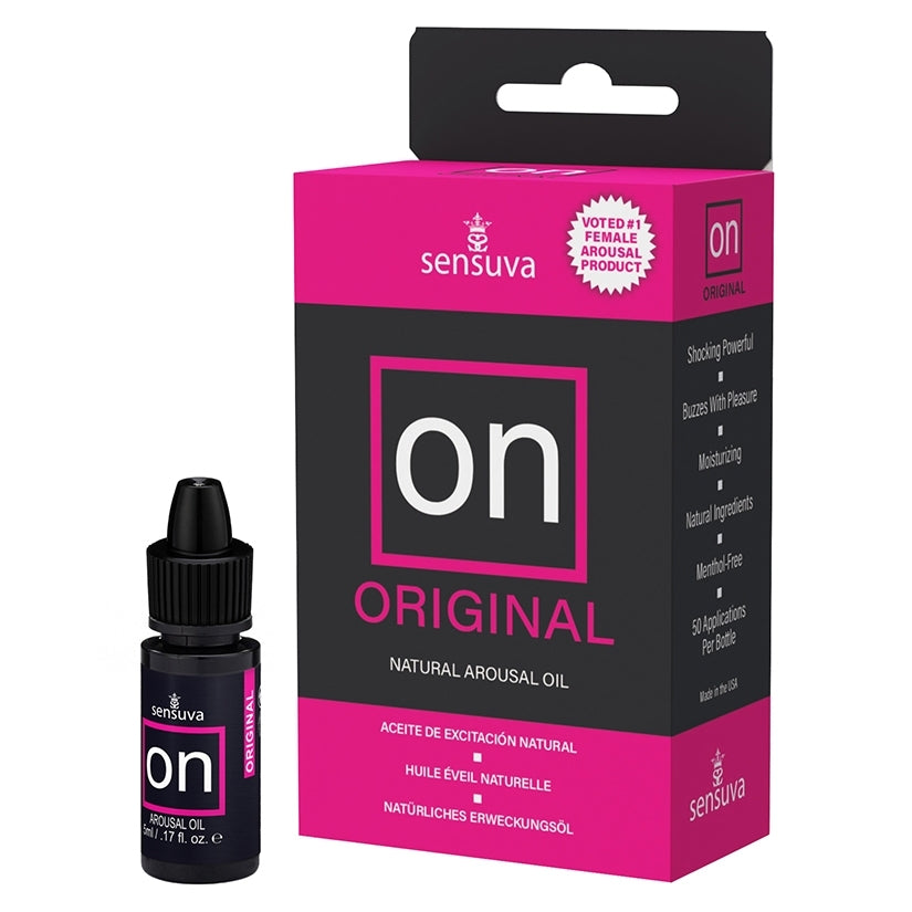 Sensuva ON Original Arousal Oil 5ml Bottle Medium Box - Image 2