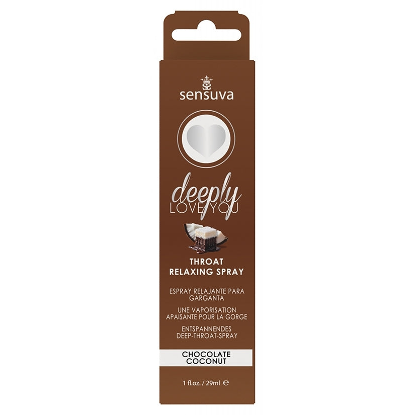 Sensuva Deeply Love You Throat Relaxing Spray-Chocolate Coconut 1oz - Image 3