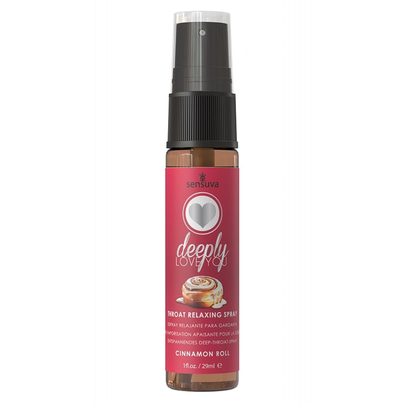 Sensuva Deeply Love You Throat Relaxing Spray-Cinnamon Roll 1oz - Image 2