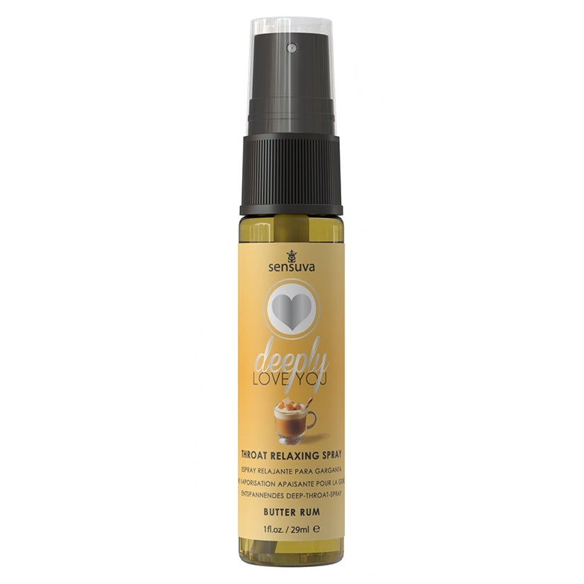 Sensuva Deeply Love You Throat Relaxing Spray-Butter Rum 1oz - Image 2
