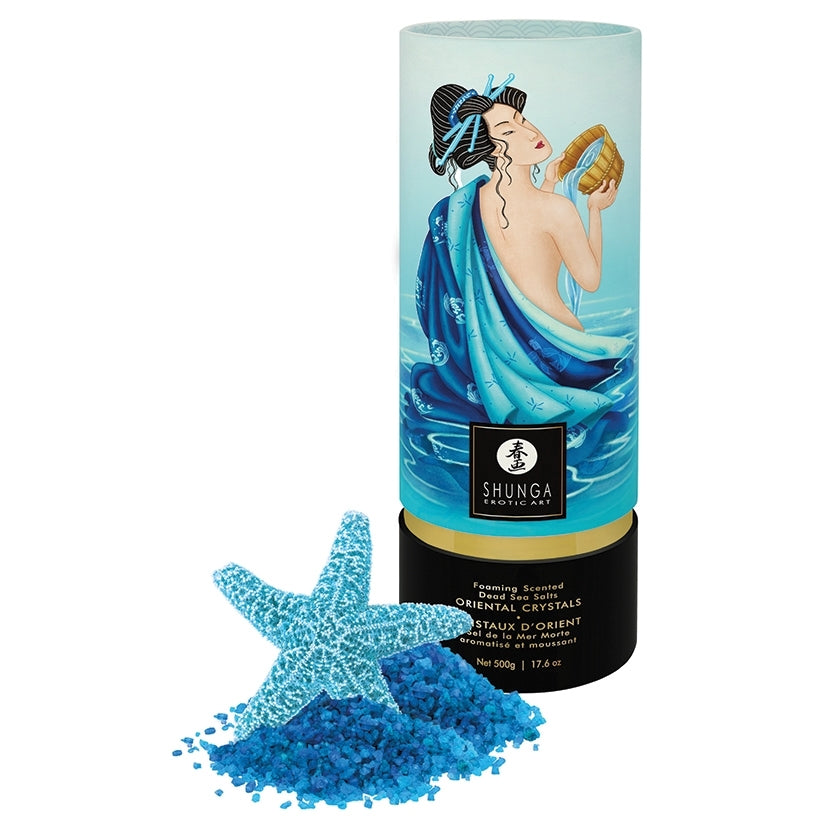 Shunga Oriental Crystals Bath Salts-Ocean Temptations 17.6oz - Image 2