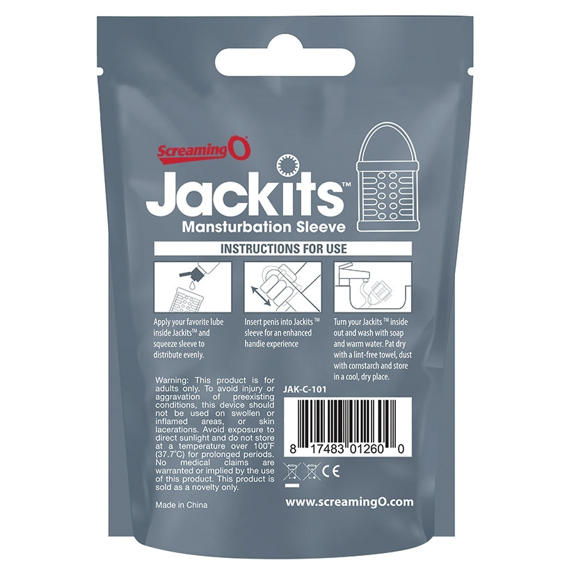 Screaming O Jackits MANsturbation Sleeve Clear - Image 5