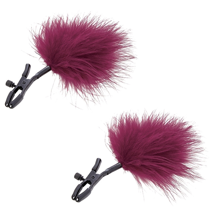 S&M Enchanted Feather Nipple Clamps - Image 2