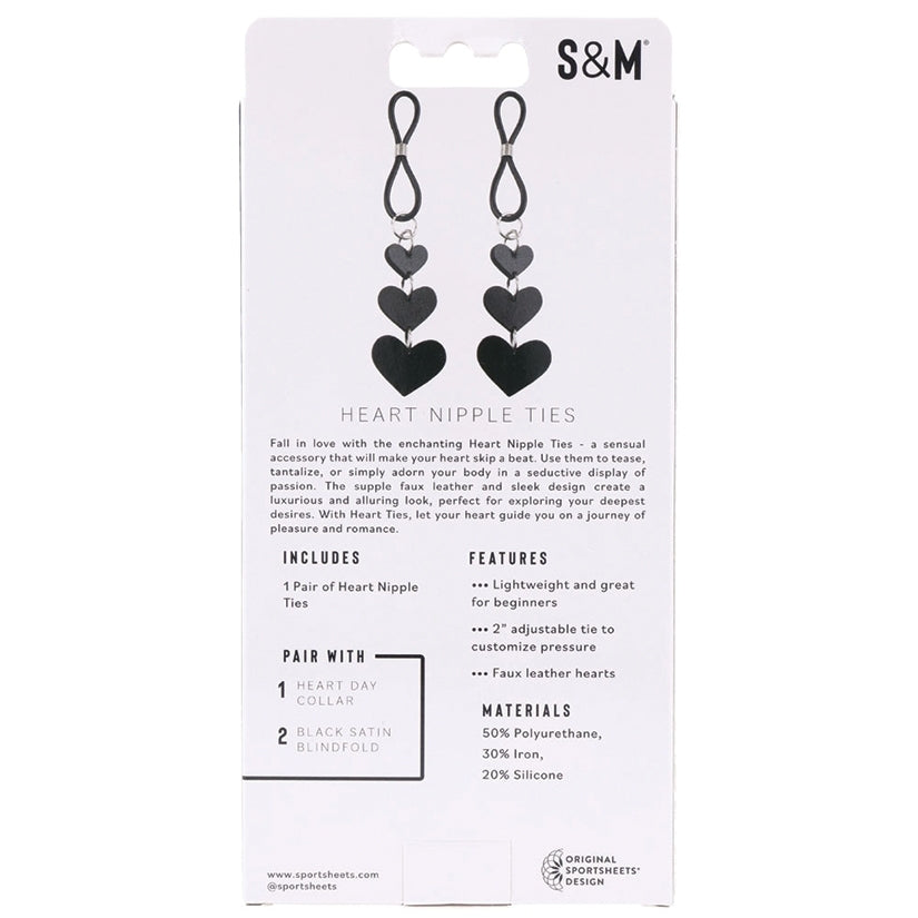 S&M Heart Nipple Ties - Image 3