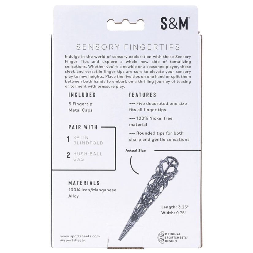 S&M Sensory Fingertips – Black - Image 3