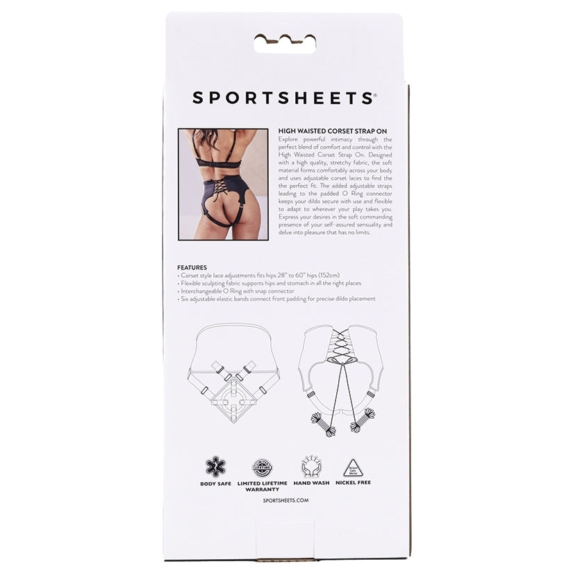 Sportsheets High Waisted Corset Strap On - Image 4