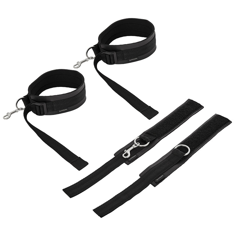 Sportsheets Thigh And Wrist Cuff Set - Image 2