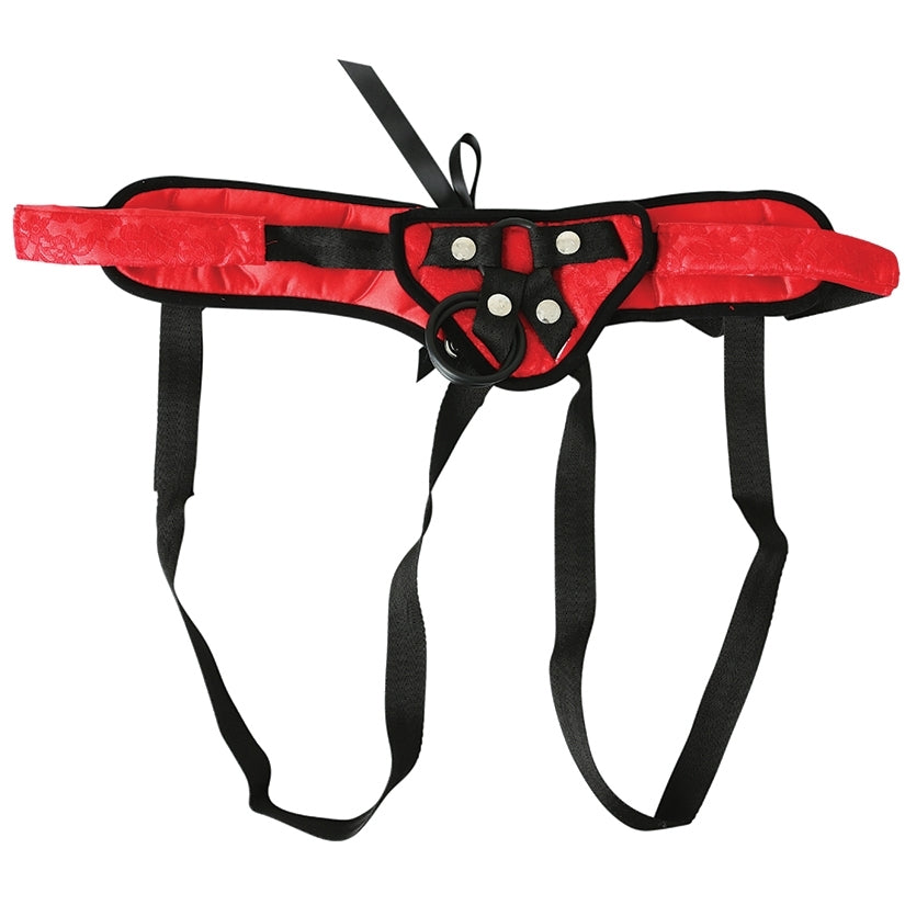 Sportsheets Red Lace Corsette Strap-On - Image 2