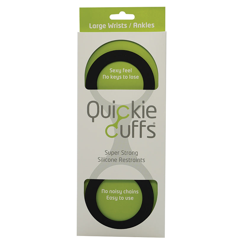Quickie Cuffs Large – Black