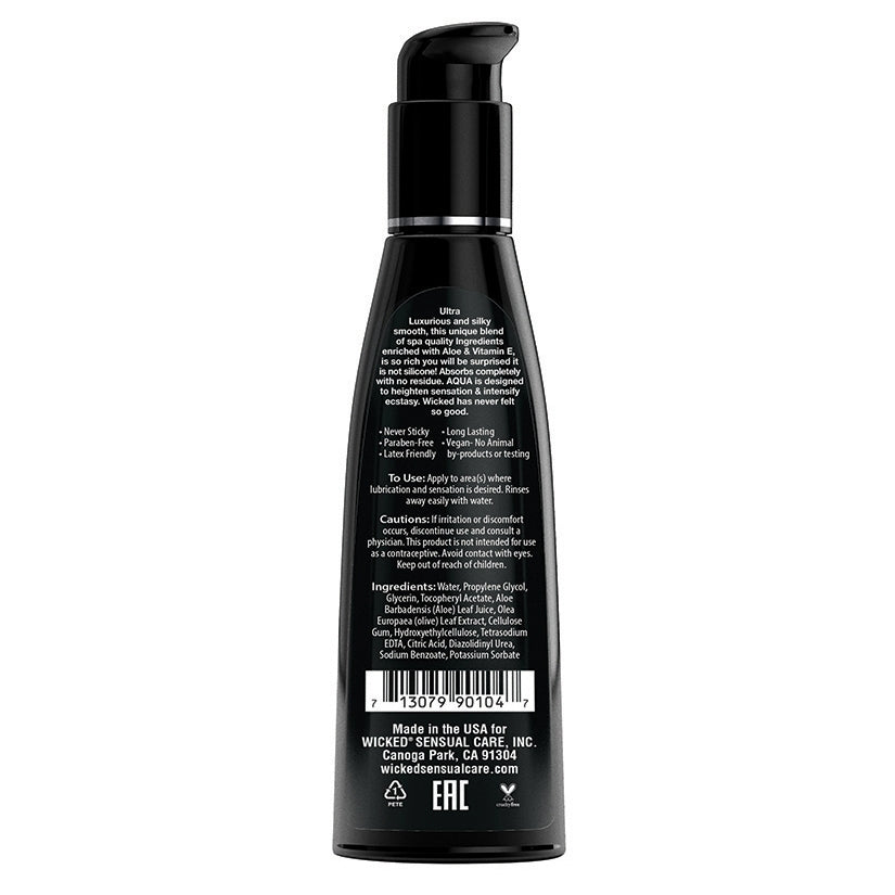 Wicked Aqua Lubricant 4oz - Image 2