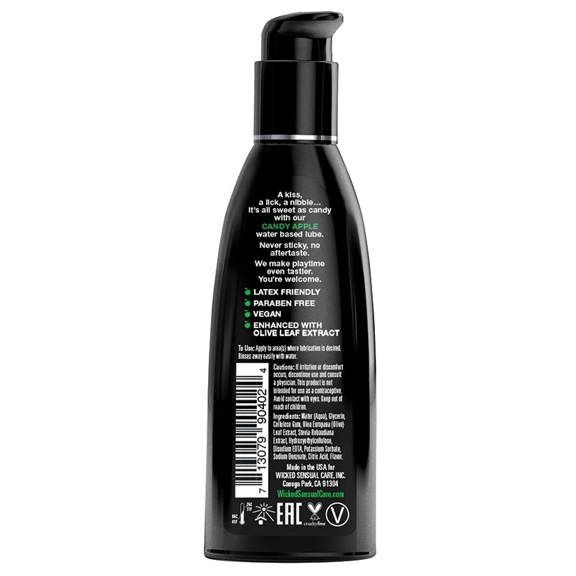Wicked Aqua Flavored Lube-Candy Apple 2oz - Image 2