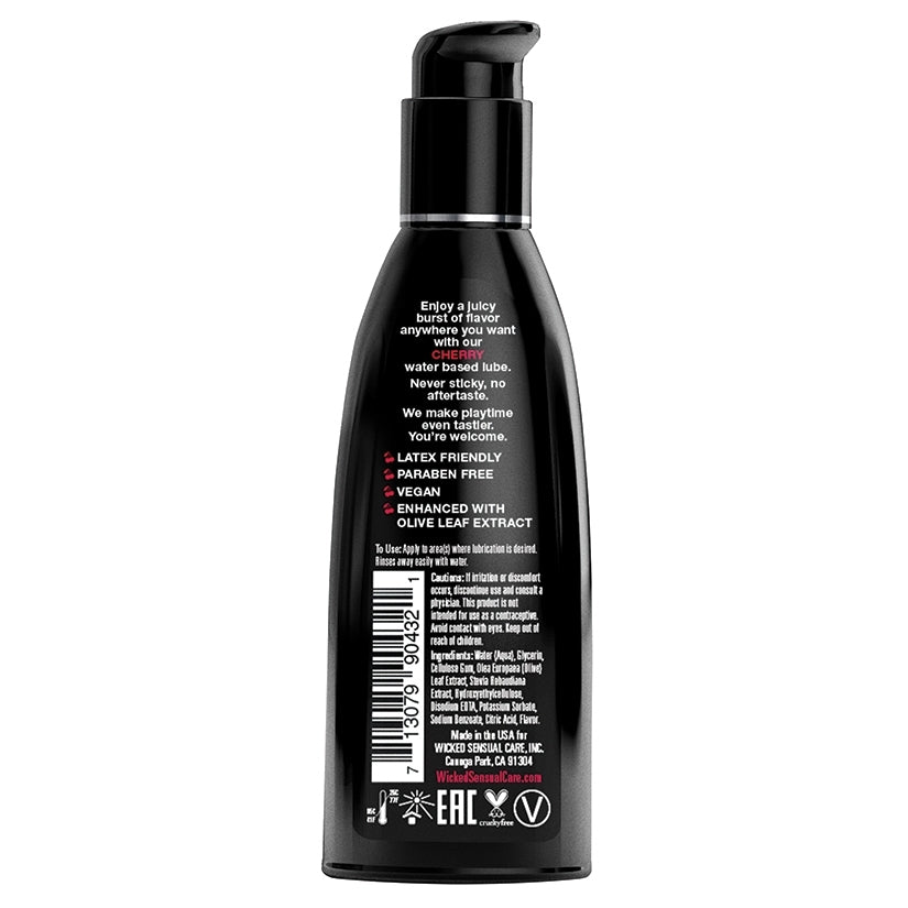 Wicked Aqua Flavored Lube 2oz - Image 2