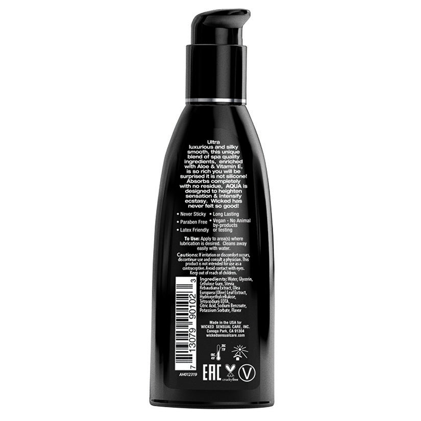 Wicked Ultra Silicone Lube Fragrance Free 2oz - Image 2