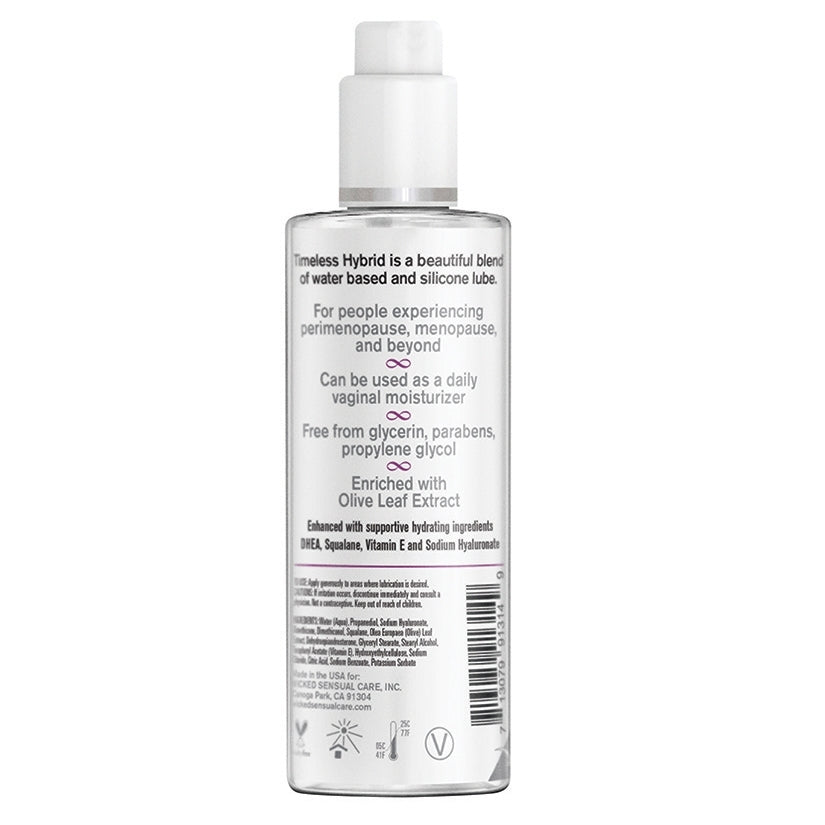 Wicked Simply Timeless Hybrid Water & Silicone Lubricant 4oz - Image 2