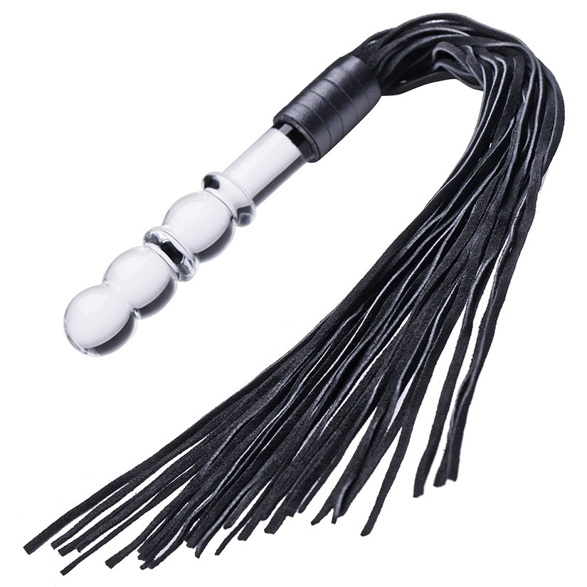 Prisms Lingam Glass Dildo Flogger