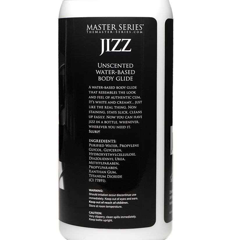 Master Series Jizz Unscented Water Based Lube 34oz - Image 2