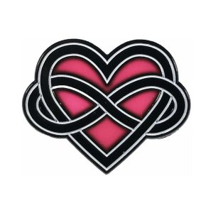 Geeky & Kinky Infinite Love (Polyamory Symbol) Enamel Pin