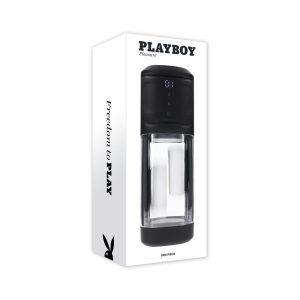 Playboy Side Piece Rechargeable Vibrating Warming Stroker
