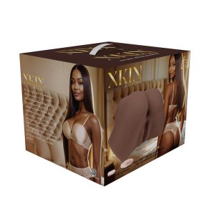 Xkin Bodyforms Layla Love Dual Entry Vibrating Masturbator Brown