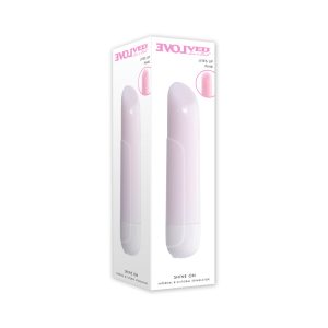 Evolved Shine On Glowing Pink Vibrating Bullet White/Pink