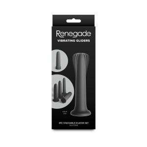 Renegade Vibrating Gliders Dilators Black